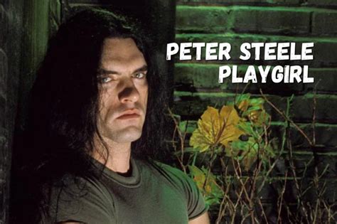 peter steel playgirl|Peter Steele